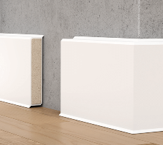 Плинтус Cubu 80*11*2500 Белый