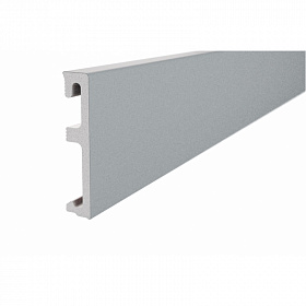 Напольный плинтус SALAG Alpha Szary (Серый)  60  мм