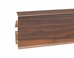 Плинтус пластиковый Korner EVO 70 Гикори красная река