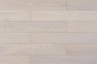 Паркетная доска Amberwood Белая ночь дуб лак