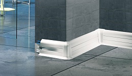 Плинтус алюминиевый Cezar LP55