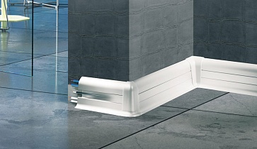 Плинтус алюминиевый Cezar LP55