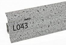 Пластиковый плинтус Line Plast 58мм Серый Гранит
