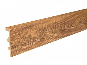 Плинтус ПВХ полиуретановый ARBITON INTEGRA 80 Натуральный Дуб 19