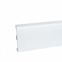 Плинтус ПВХ IDEA 80 алюминий