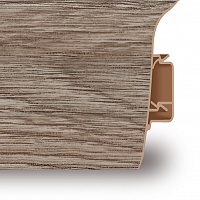 Плинтус пластиковый Aberhof с гибким краем, с кабель-каналом 8014 Дуб арктический Плинтус пластиковый Aberhof с гибким краем, с кабель-каналом 8014 Дуб арктический