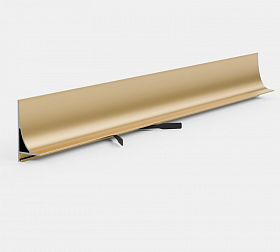 Плинтус алюминиевый ALPro13-584 Анодированный золото 2,7 м