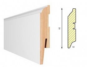 Плинтус MDF под покраску Aberhof  ART 802
