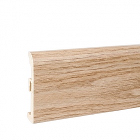 Плинтус ПВХ Ultima 80 дуб шервуд бежевый 011