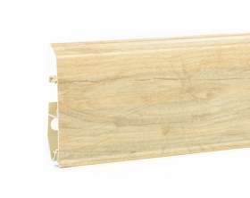Плинтус пластиковый Korner EVO 70 Дуб Пастельный