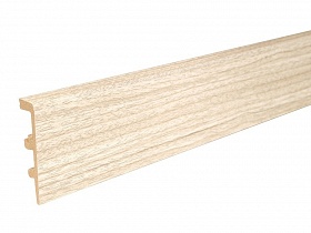 Плинтус ПВХ полиуретановый ARBITON INTEGRA 80 Ясень аляска 06