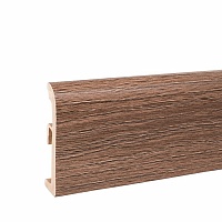 Плинтус ПВХ Ultima 80 дуб верден коричневый 013