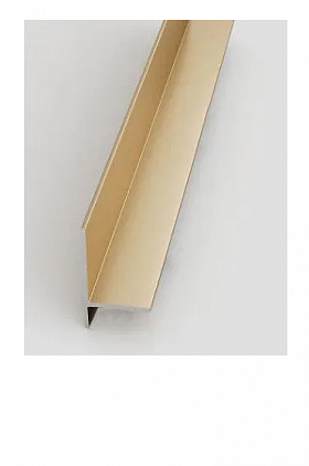 Микроплинтус Alpro 13 - 7628 Золото 6/10 алюминиевый анодированный, 2м.