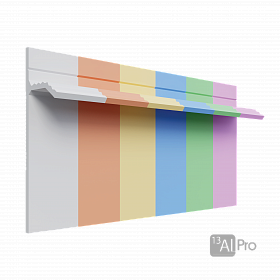 Скрытый Плинтус AlPro13 - 323 Любой цвет по RAL  2,7 м.  