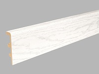 Плинтус ПВХ полиуретановый ARBITON INTEGRA 80 Снежный ясень 03