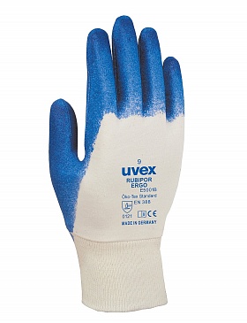 Перчатки «Рубипор» XS5001B UVEX (60316) с нитриловым покрытием ладони