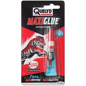 Секундный клей-гель QUELYD тюбик 3 г. 2 шт