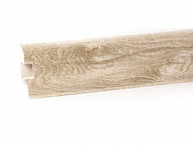 Пластиковый плинтус Korner Дуб Белый