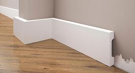 Плинтус полистирол Cezar Elegance LPC23 белый