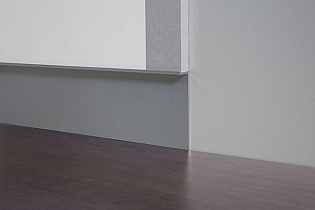 Плинтус алюминиевый натуральный PROFILPAS Metal line 100/4