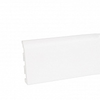 Плинтус ПВХ  IDEA 120 белый матовый